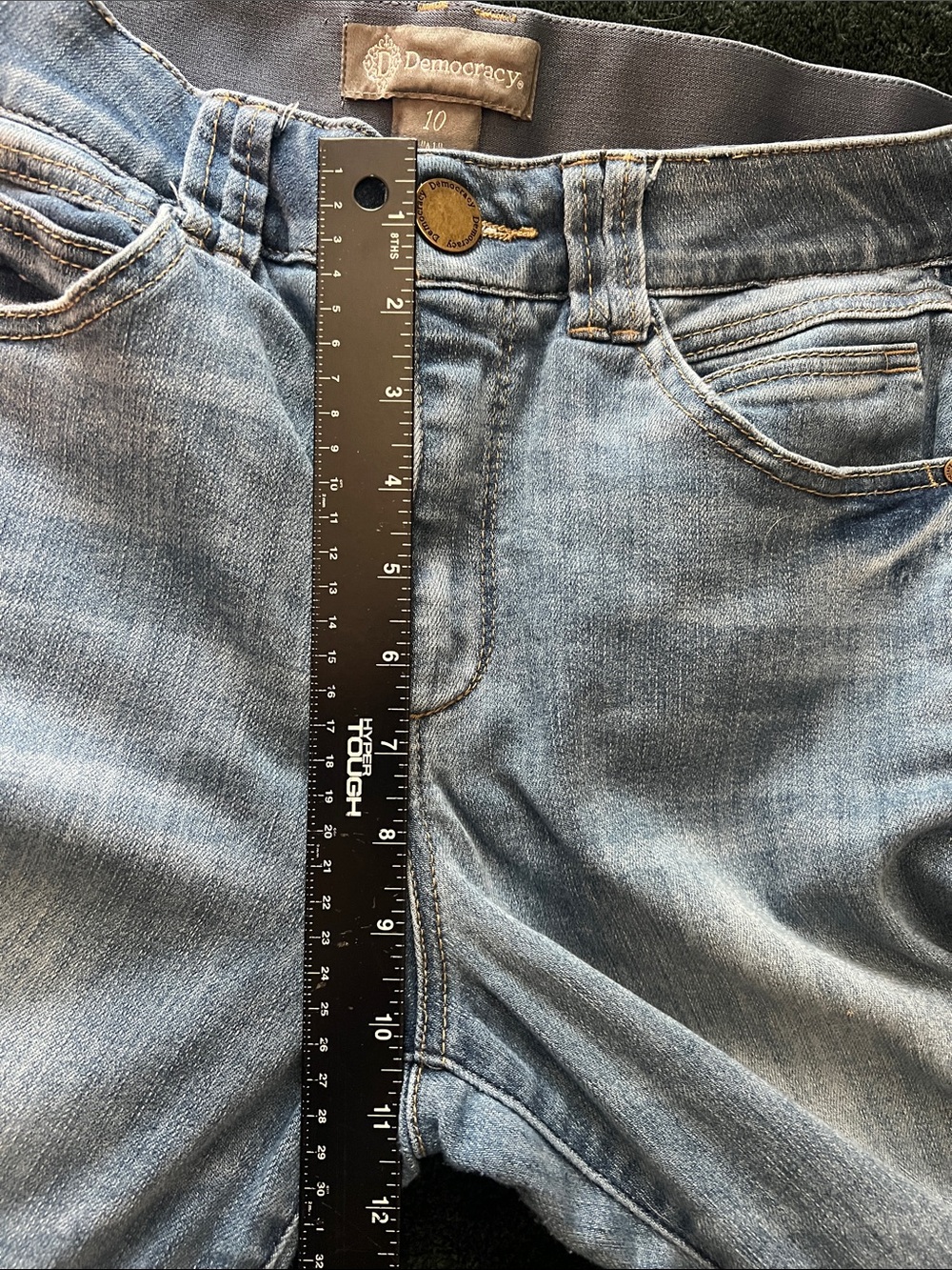 Democracy Light Wash Blue “ab” technology Stretch jeans - Picture 4 of 11